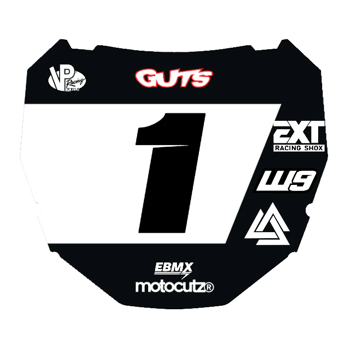 CUSTOM ODI NUMBER PLATE DECAL