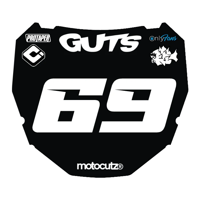 CUSTOM ODI NUMBER PLATE DECAL
