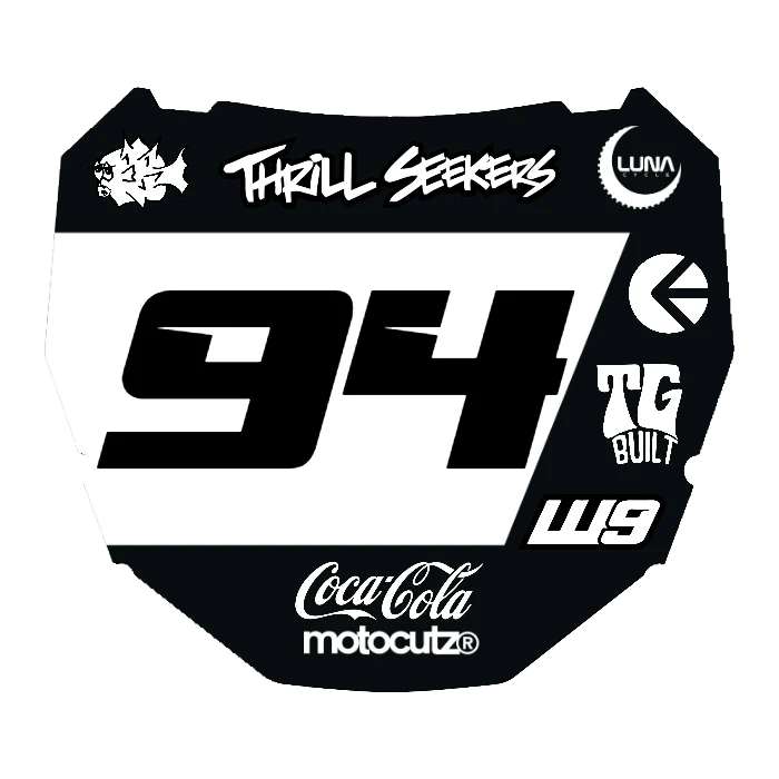 CUSTOM ODI NUMBER PLATE DECAL