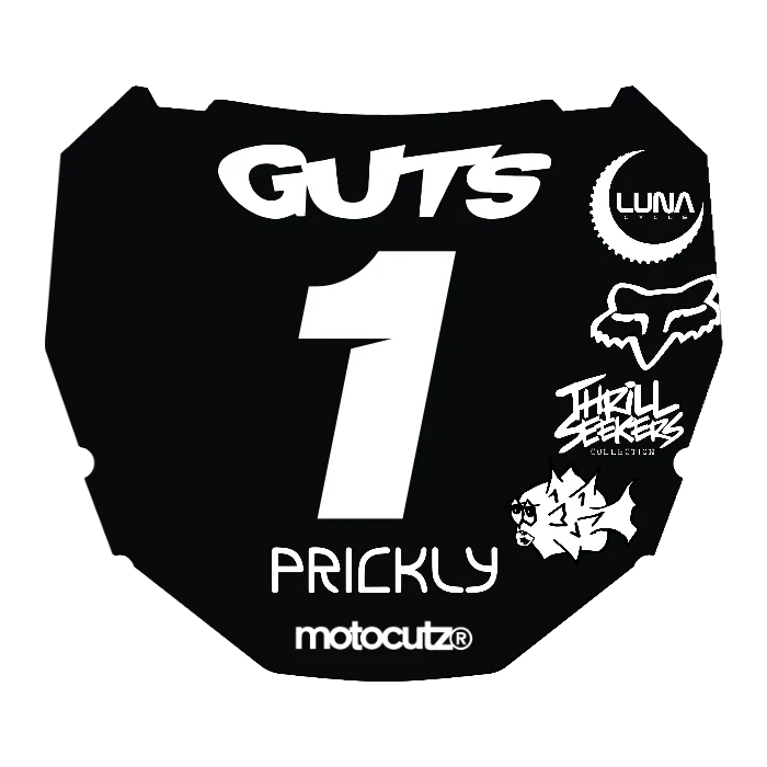 CUSTOM ODI NUMBER PLATE DECAL