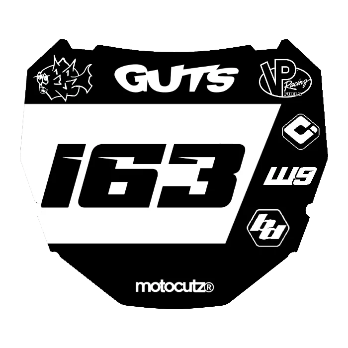CUSTOM ODI NUMBER PLATE DECAL