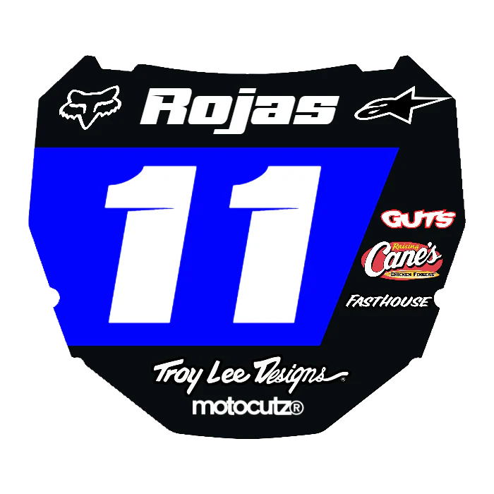 CUSTOM ODI NUMBER PLATE DECAL