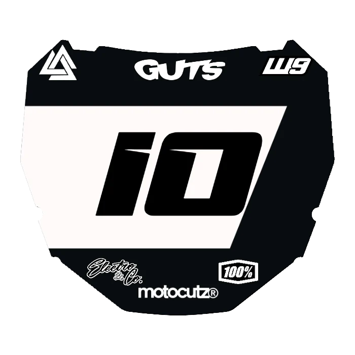 CUSTOM ODI NUMBER PLATE DECAL