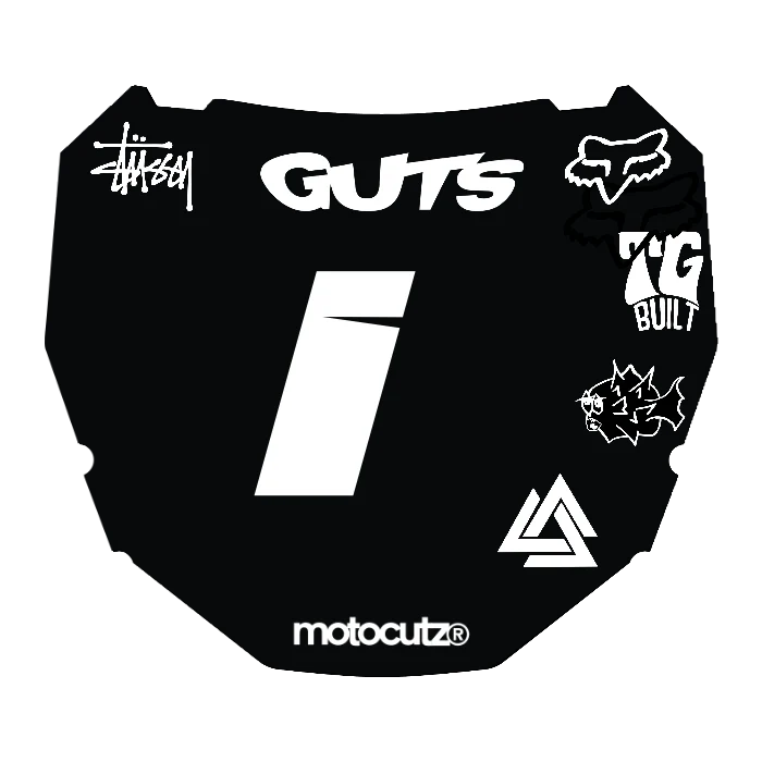 CUSTOM ODI NUMBER PLATE DECAL