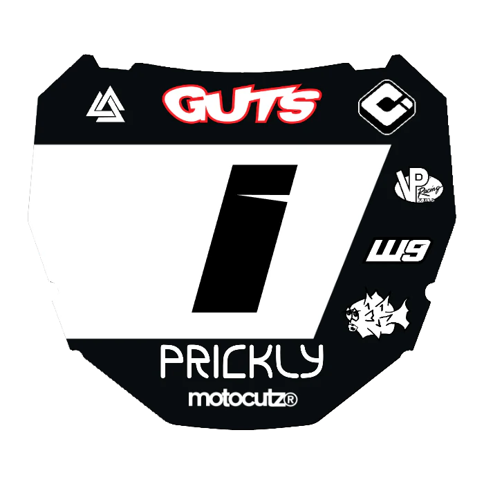 CUSTOM ODI NUMBER PLATE DECAL