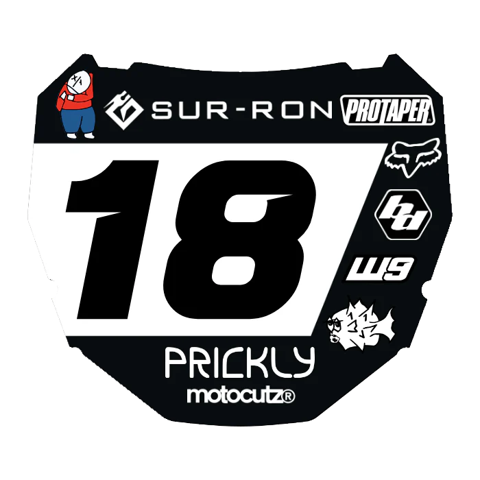 CUSTOM ODI NUMBER PLATE DECAL