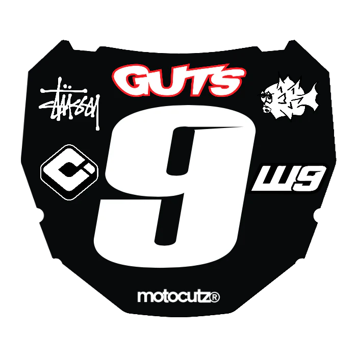 CUSTOM ODI NUMBER PLATE DECAL