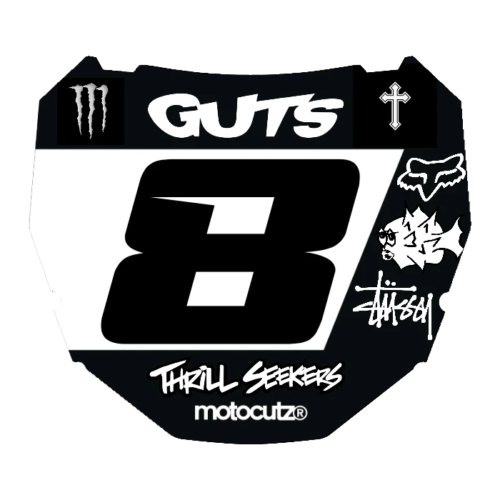 CUSTOM ODI NUMBER PLATE DECAL