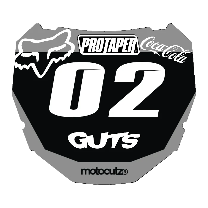 CUSTOM ODI NUMBER PLATE DECAL