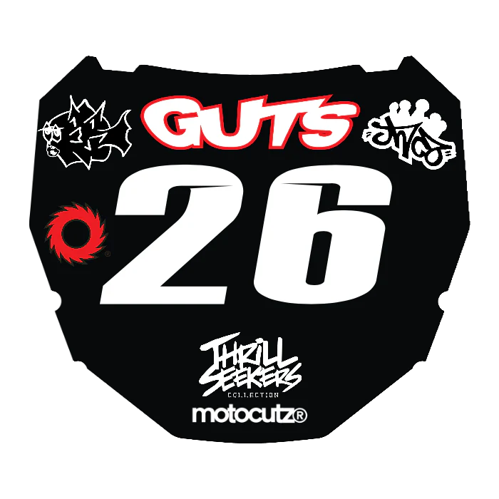 CUSTOM ODI NUMBER PLATE DECAL