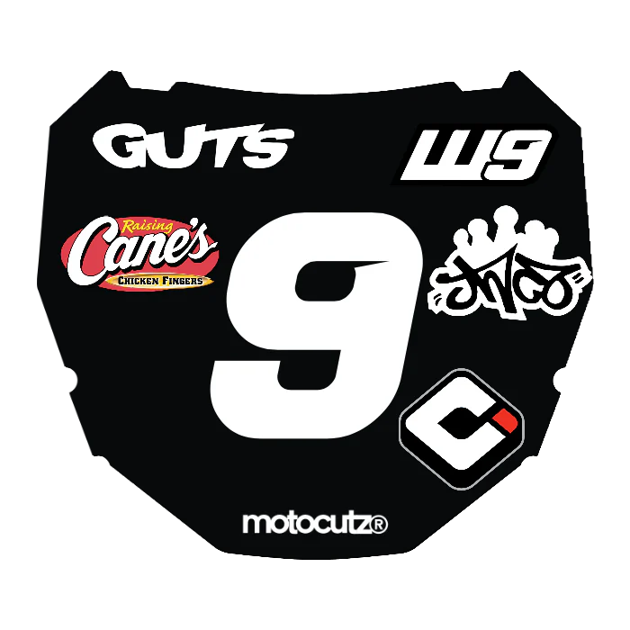 CUSTOM ODI NUMBER PLATE DECAL