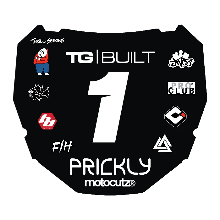 CUSTOM ODI NUMBER PLATE DECAL