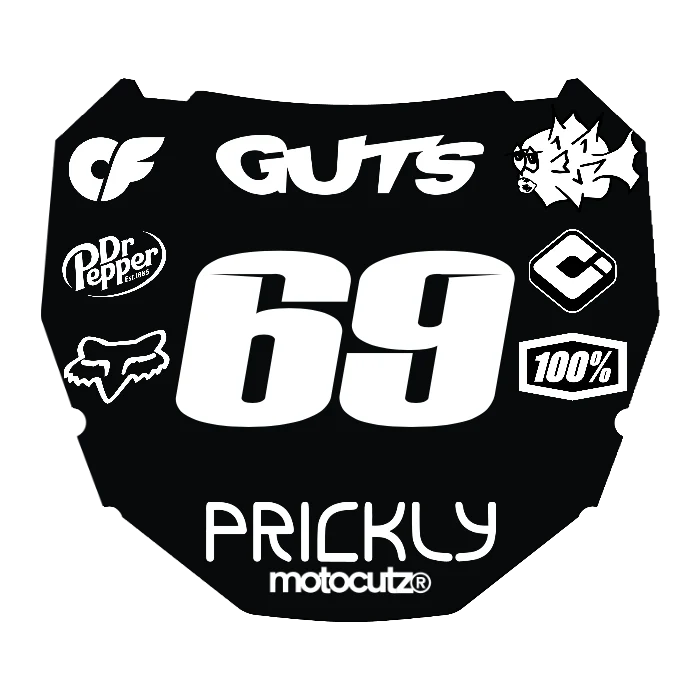 CUSTOM ODI NUMBER PLATE DECAL