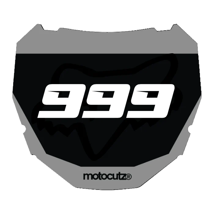 CUSTOM ODI NUMBER PLATE DECAL