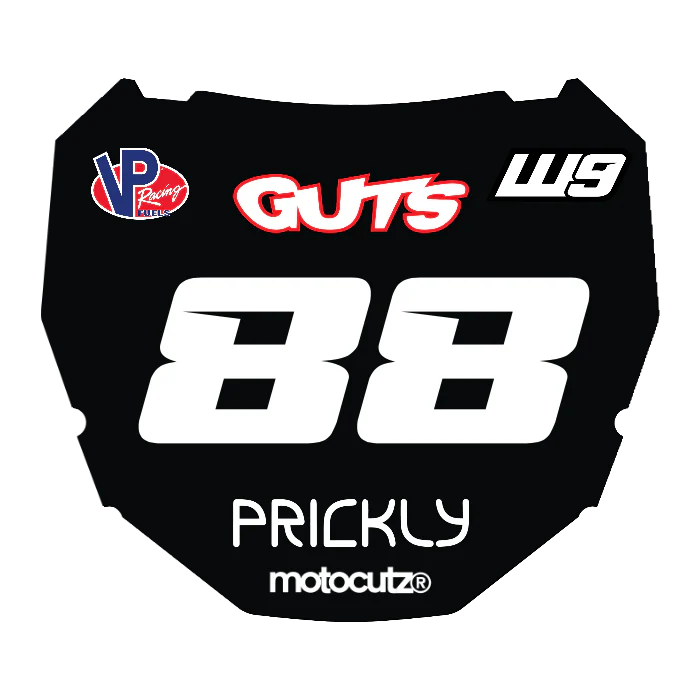 CUSTOM ODI NUMBER PLATE DECAL