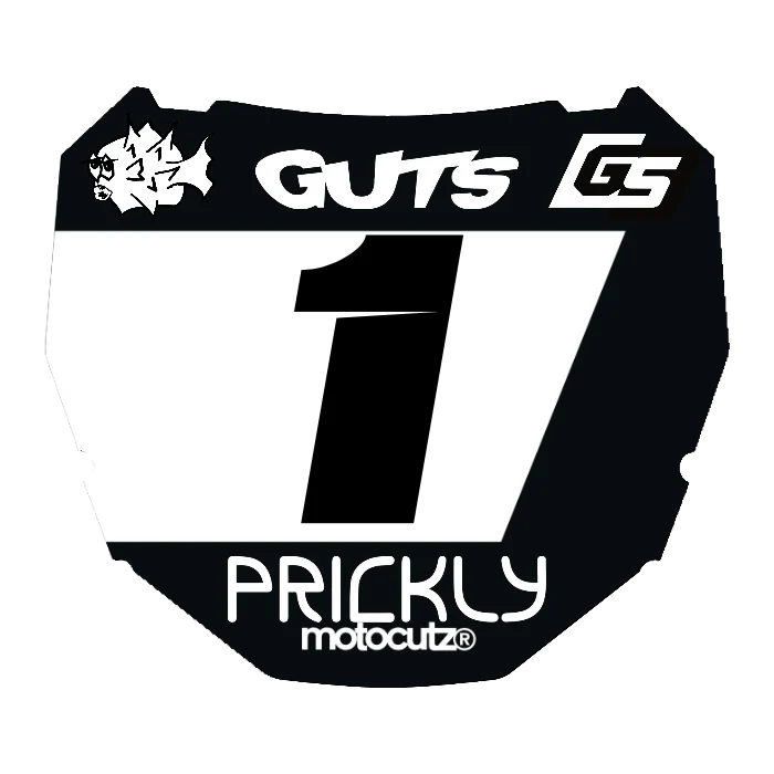 CUSTOM ODI NUMBER PLATE DECAL