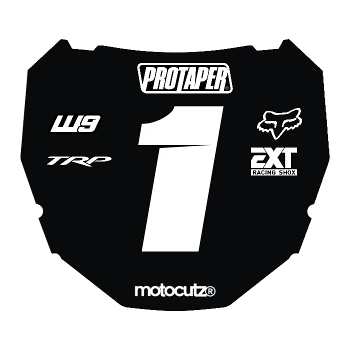 CUSTOM ODI NUMBER PLATE DECAL