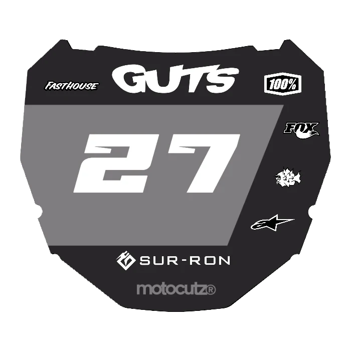 CUSTOM ODI NUMBER PLATE DECAL