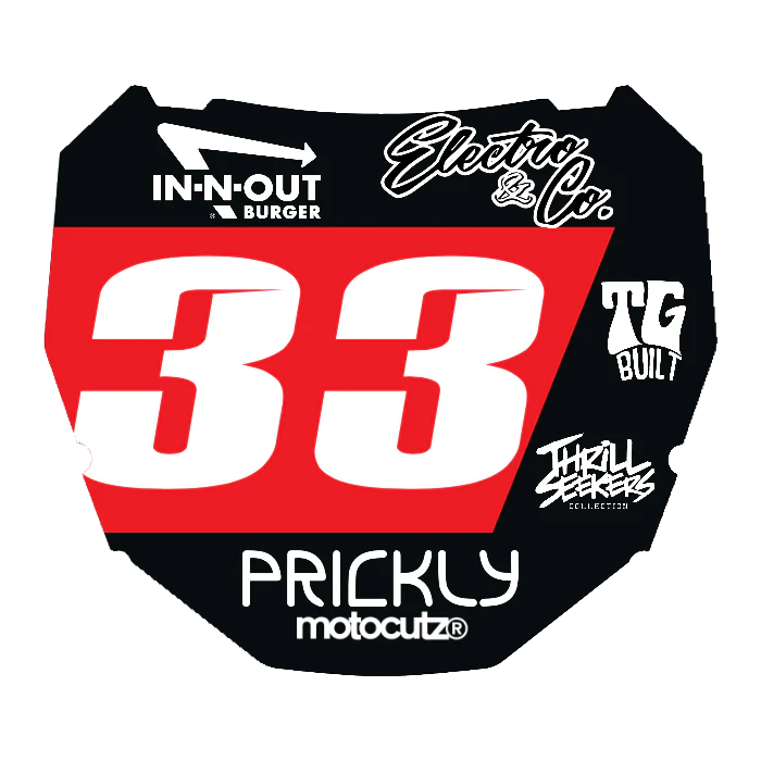 CUSTOM ODI NUMBER PLATE DECAL