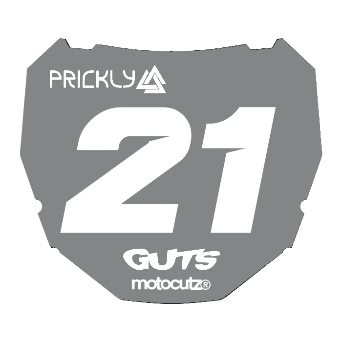 CUSTOM ODI NUMBER PLATE DECAL