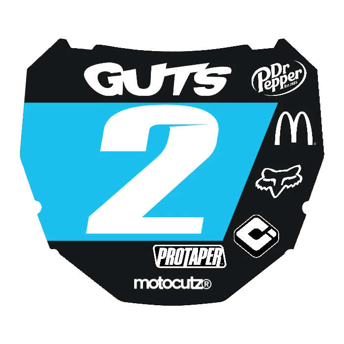 CUSTOM ODI NUMBER PLATE DECAL