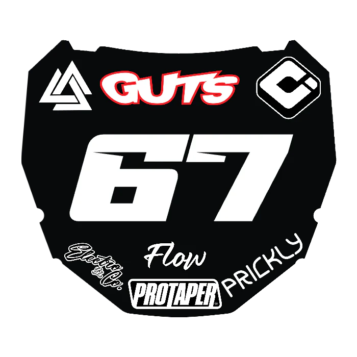 CUSTOM ODI NUMBER PLATE DECAL