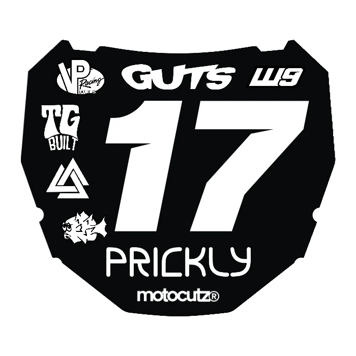 CUSTOM ODI NUMBER PLATE DECAL