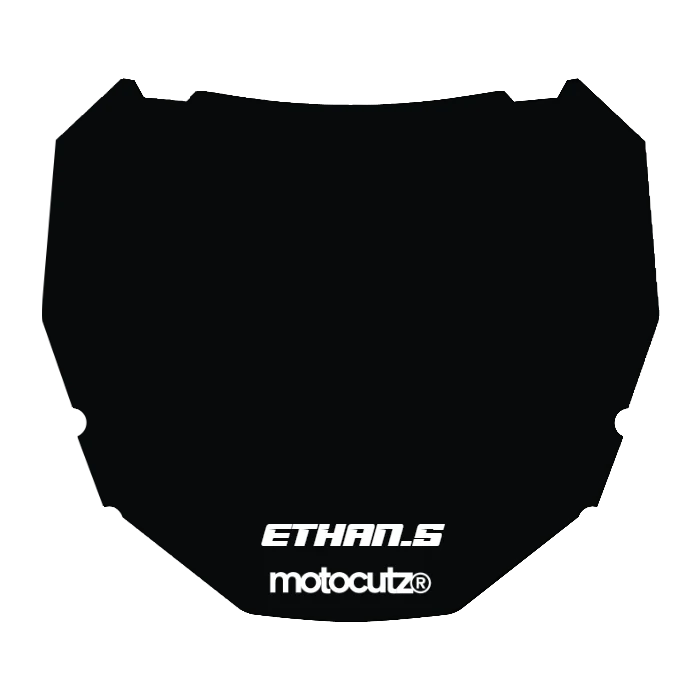 CUSTOM ODI NUMBER PLATE DECAL