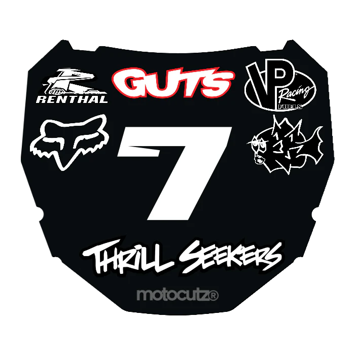 CUSTOM ODI NUMBER PLATE DECAL
