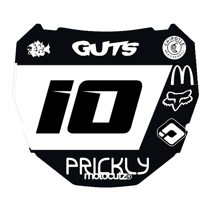 CUSTOM ODI NUMBER PLATE DECAL