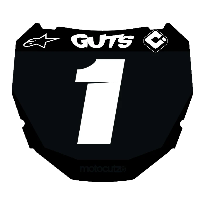 CUSTOM ODI NUMBER PLATE DECAL