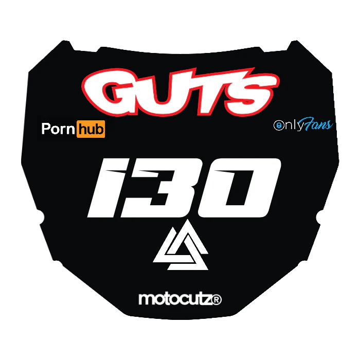 CUSTOM ODI NUMBER PLATE DECAL