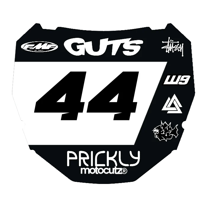 CUSTOM ODI NUMBER PLATE DECAL