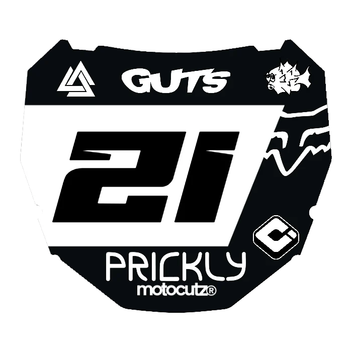 CUSTOM ODI NUMBER PLATE DECAL