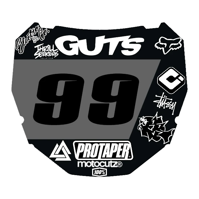 CUSTOM ODI NUMBER PLATE DECAL