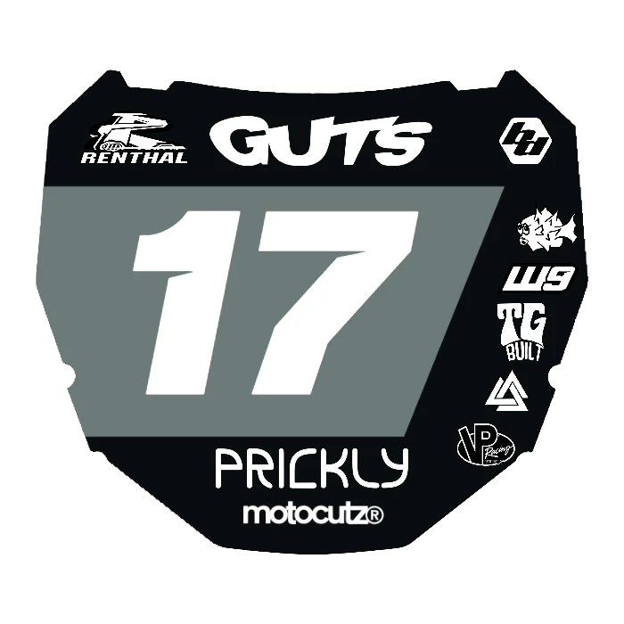 CUSTOM ODI NUMBER PLATE DECAL