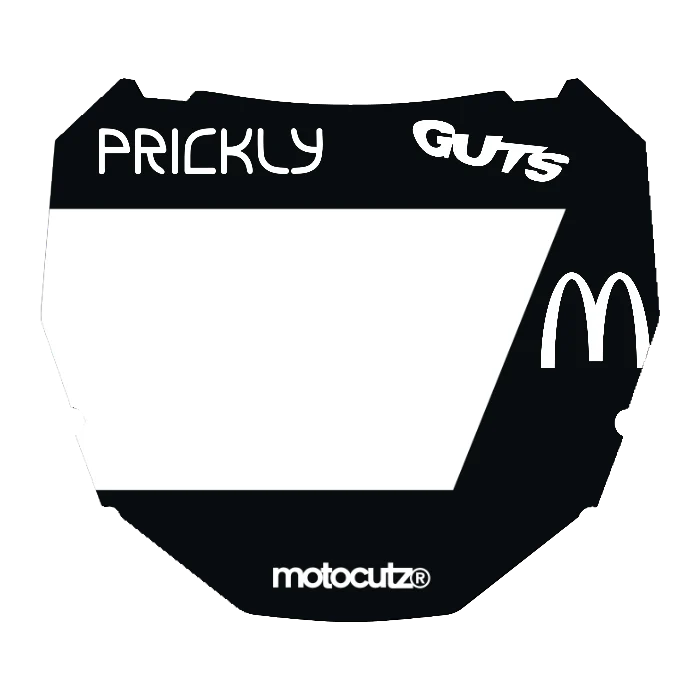 CUSTOM ODI NUMBER PLATE DECAL