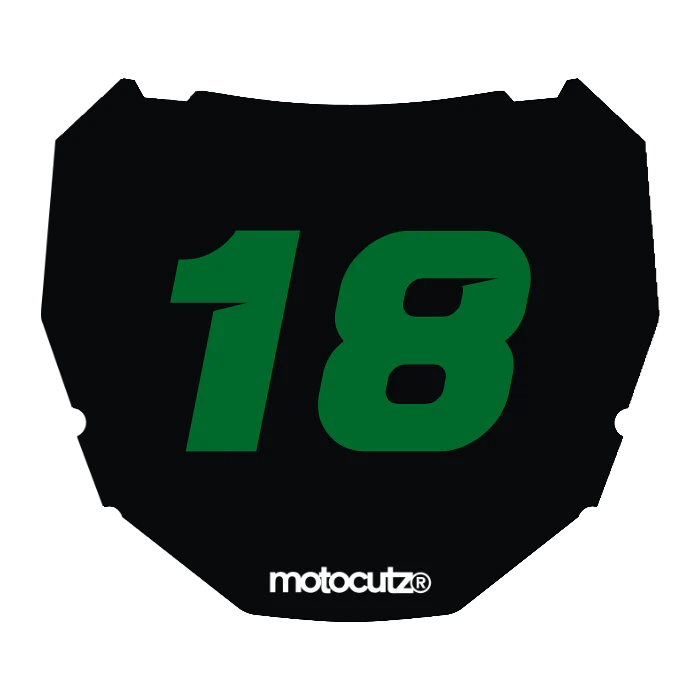 CUSTOM ODI NUMBER PLATE DECAL