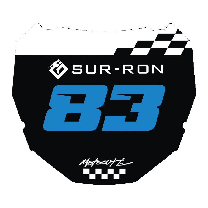 CUSTOM ODI NUMBER PLATE DECAL