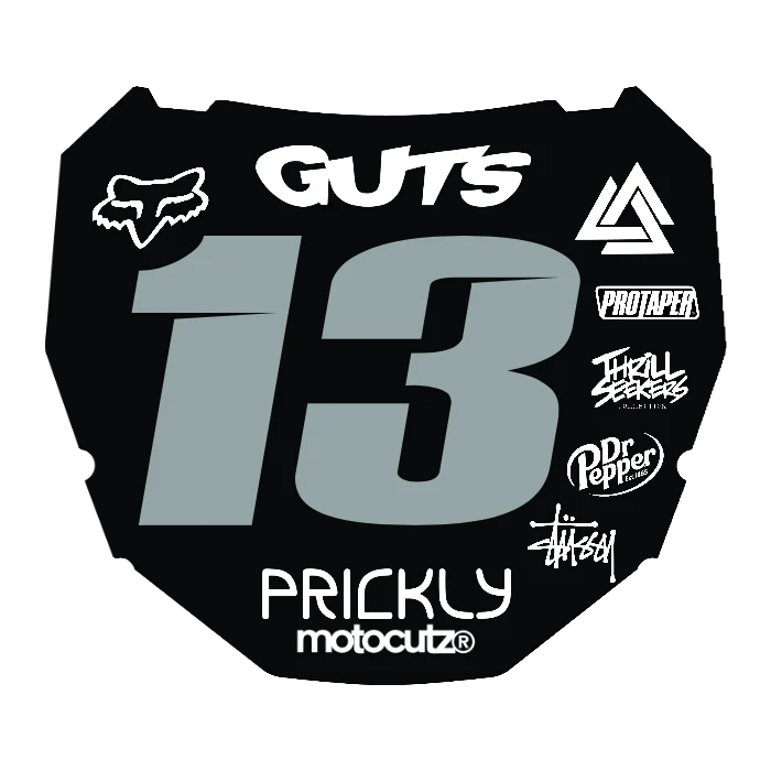 CUSTOM ODI NUMBER PLATE DECAL