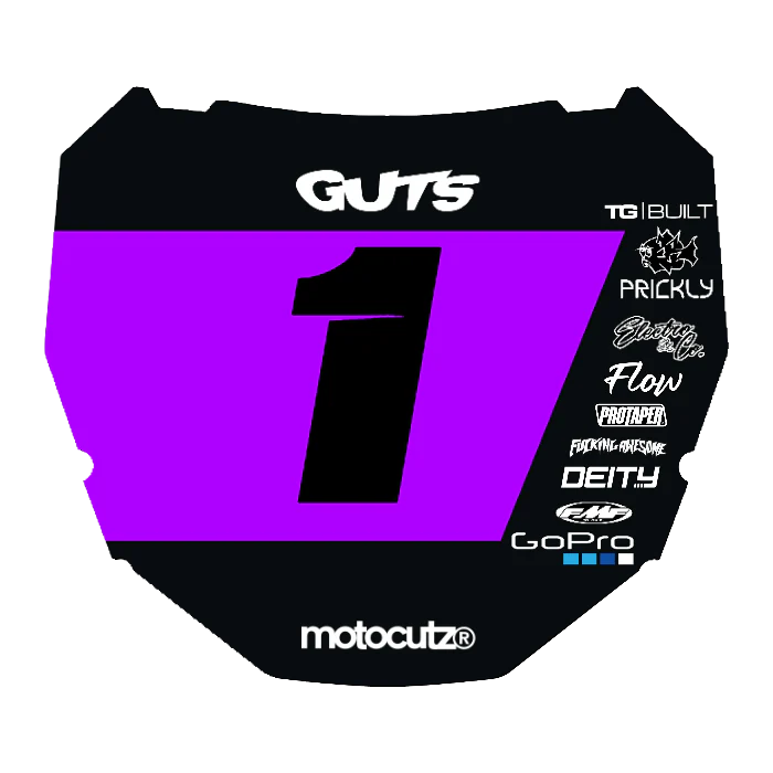CUSTOM ODI NUMBER PLATE DECAL