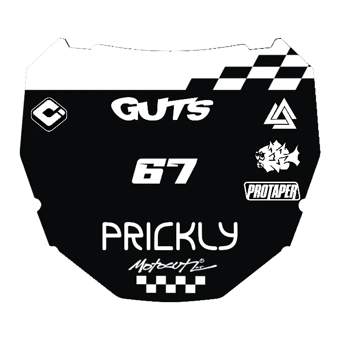 CUSTOM ODI NUMBER PLATE DECAL