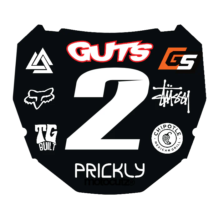 CUSTOM ODI NUMBER PLATE DECAL