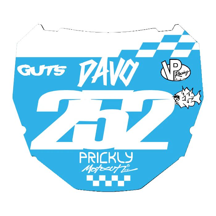 CUSTOM ODI NUMBER PLATE DECAL