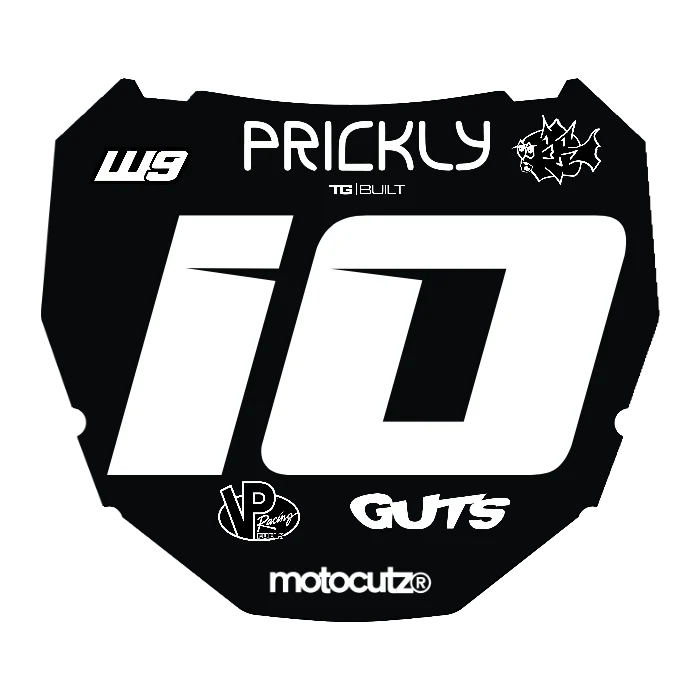 CUSTOM ODI NUMBER PLATE DECAL