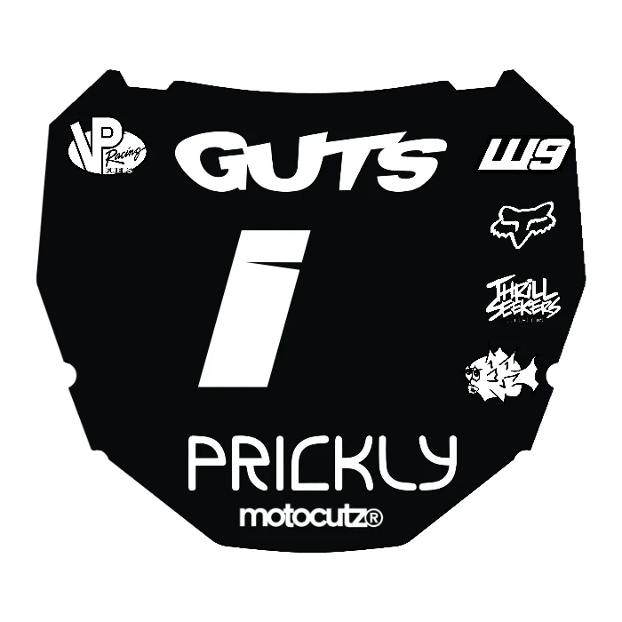 CUSTOM ODI NUMBER PLATE DECAL