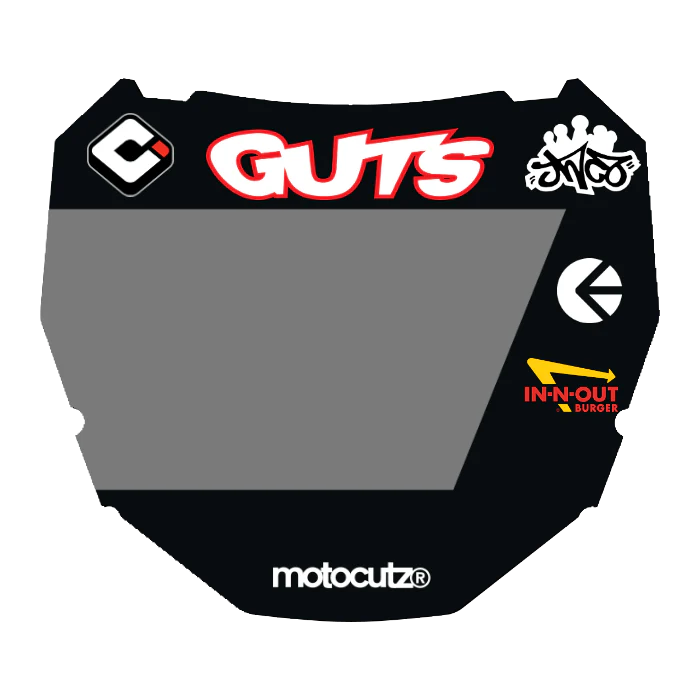 CUSTOM ODI NUMBER PLATE DECAL