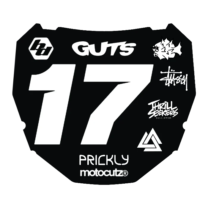CUSTOM ODI NUMBER PLATE DECAL