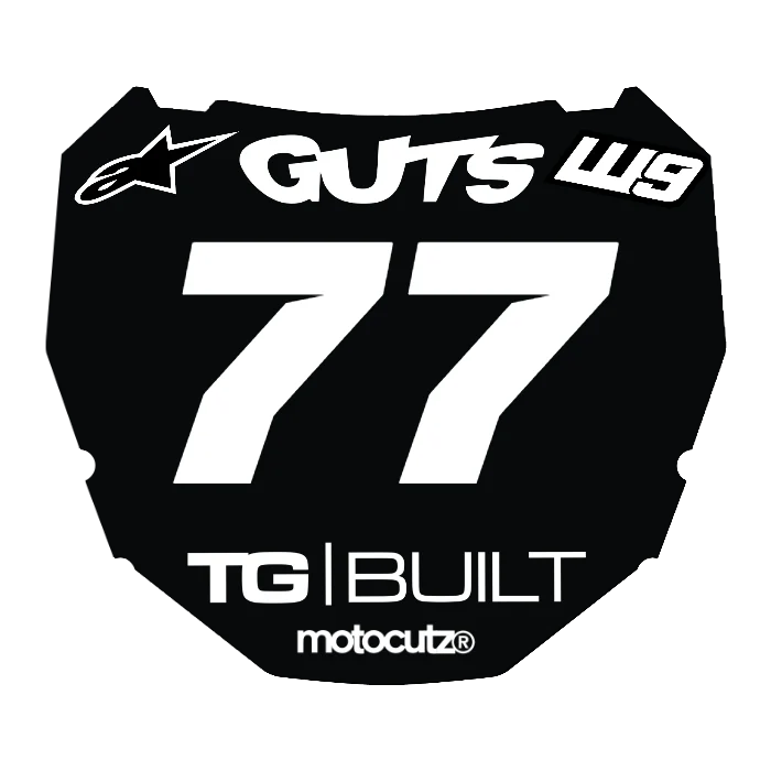 CUSTOM ODI NUMBER PLATE DECAL