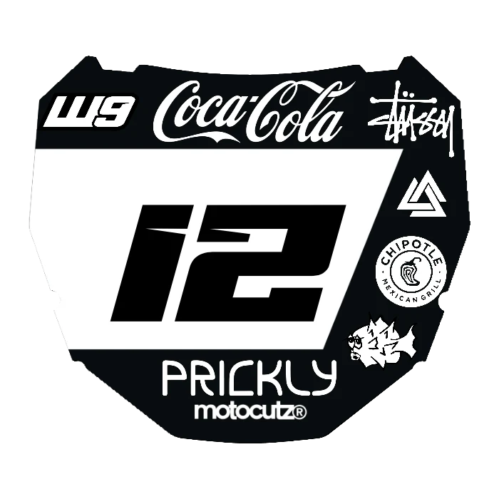 CUSTOM ODI NUMBER PLATE DECAL